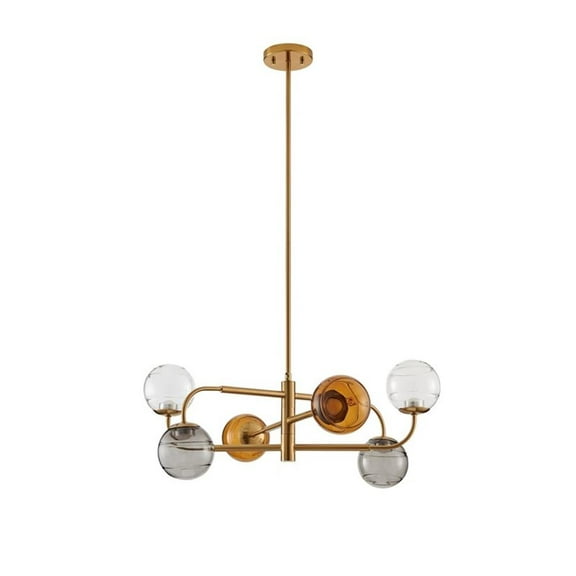 Aspen LED Gold Pendant Ceiling Fixture
