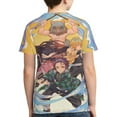 thumbnail image 2 of Boys Girls Game Demon Slayer T-Shirts Youth 3D Print Short Sleeve Shirts Kid's Novelty Shirt Teenage Fashion Tee Shirt, 2 of 8