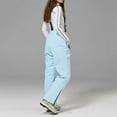 thumbnail image 5 of MAIHAN-Snow Pants for Women - Waterproof Windproof Ski Pants with Adjustable Suspenders,Womens Snow Pants & Mens Winter Overalls for Skiing Snowboarding & Outdoor Activities(Light Blue,M), 5 of 7