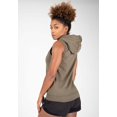 thumbnail image 2 of Selma Sleeveless Hoodie - Army Green, 2 of 8