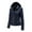 Dark Blue, variant on Leather Jackets For Women Outerwear Coats Warm 2025 Long Sleeve Slim Winter Parkas Faux Hoodless Coat Black