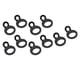 thumbnail image 3 of Ganchos de anclaje tipo O, anillos de flejado de acero inoxidable negro para remolque, bicicleta y camión, 10 Uds., 3 of 10