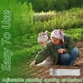 thumbnail image 5 of Woeilo Outil d'Espacement de Graines Réglable à 5 Roues - Outil de Jardin en Acier Inoxydable pour Espacer les Pieds Carrés et les Plantes / Maximiser la Récolte, Réduire les Mauvaises Herbes, Idéal pour Tous les Jardiniers, 5 of 5