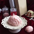 thumbnail image 4 of Vggrvlo Halloween Candles Pink Skull Bleeding Candle Gothic Decorations Burning Unscented Wax Candles for Halloween Holidays Party Bedroom Table Decorations, 4 of 6