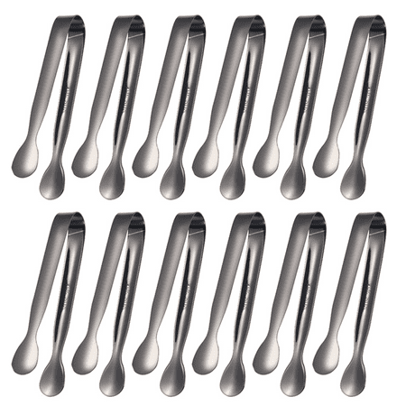 

Serving Tongs Kitchen Tongs Buffet Tongs Stainless Steel Food Tong Serving Tong small tongs 12 Pack