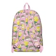 thumbnail image 4 of Cute Hedgehog Backpack – Adorable Cartoon Forest Scene Pattern with Floral Design and Artistic Aesthetic Bookbag for Travel, 4 of 5