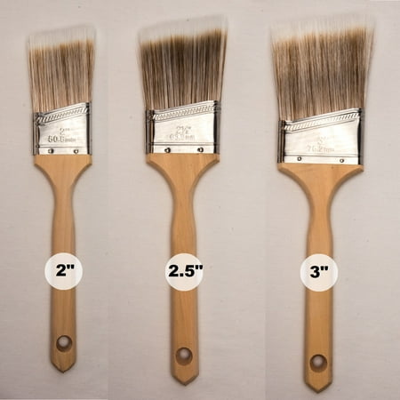 GBS Polyester 3 Pcs Paint Brush Set (2