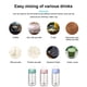 thumbnail image 4 of Yuarrent Shake Bottle 380ML Coffee Stiring Cup Portable Plastic Low-ruido Coctelera automática Control de botones Mezclador de bebidas Azul Ropa Deportiva, Zapatos Verde Yuarrent OD020644-01B, 4 of 6