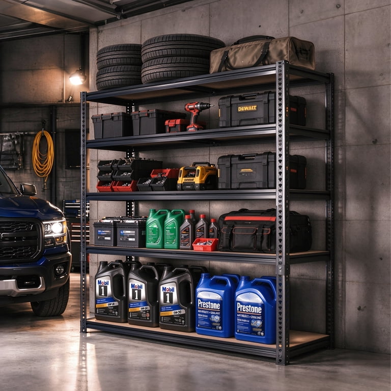 mh おまとめ7 ZEUKMXOO Garage Storage Shelving, 72