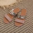thumbnail image 4 of Nuevas sandalias y pantuflas para mujer con punta abierta y cómodas de fondo plano de verano Wmkox8yii  shjk3586, 4 of 4