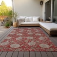 thumbnail image 6 of Addison Rugs Chantille Indoor/Outdoor Transitional Floral Red Washable Rectangle Rug, 8' x 10', 6 of 6