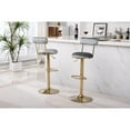 thumbnail image 3 of Bar Stools with Back and Footrest Counter Height Dining Chairs 2pcs/ctn, 3 of 16