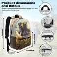 thumbnail image 7 of Chririnla Sunflower Horse Backpack Girls Schoolbag Child School Bag Sets for Travel/Sports/Hiking, 7 of 7
