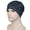 Navy, variant on TRUBKH Hair Towels for Women Head Coverings for Women Boho Headbands Caps for Women Satin Headbands Headwraps for Women Wide Headband Black One Size