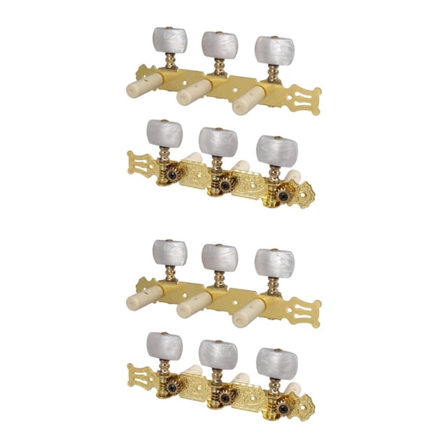 Greeniant Guitar Tuning Keys Replace Part Pearl Durable White DIY Premium for Guitars Tipo 2 2piezas