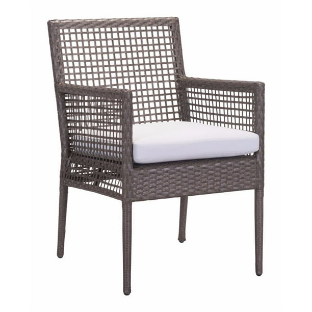 Zuo Coronado Patio Dining Arm Chair In Cocoa And Light Gray Set Of 2 Com - Zuo Wicker Patio Furniture Zuo Coronado Patio Dining Arm Chair In Cocoa And Light Gray Set Of 2 Com - Zuo Wicker Patio Furniture