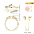 thumbnail image 6 of ANGARA Natural 0.15 Ct. Diamond Fashion Ring in 14K Yellow Gold for Women (Ring Size: 12), 6 of 11
