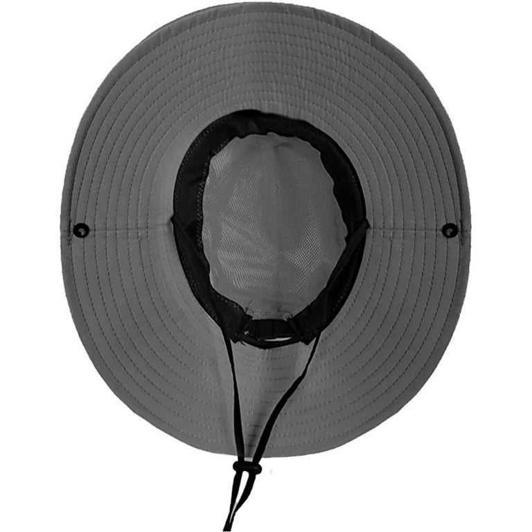 Rosoz 2 Pack Ponytail Sun Bucket Hats for Women UV Protection