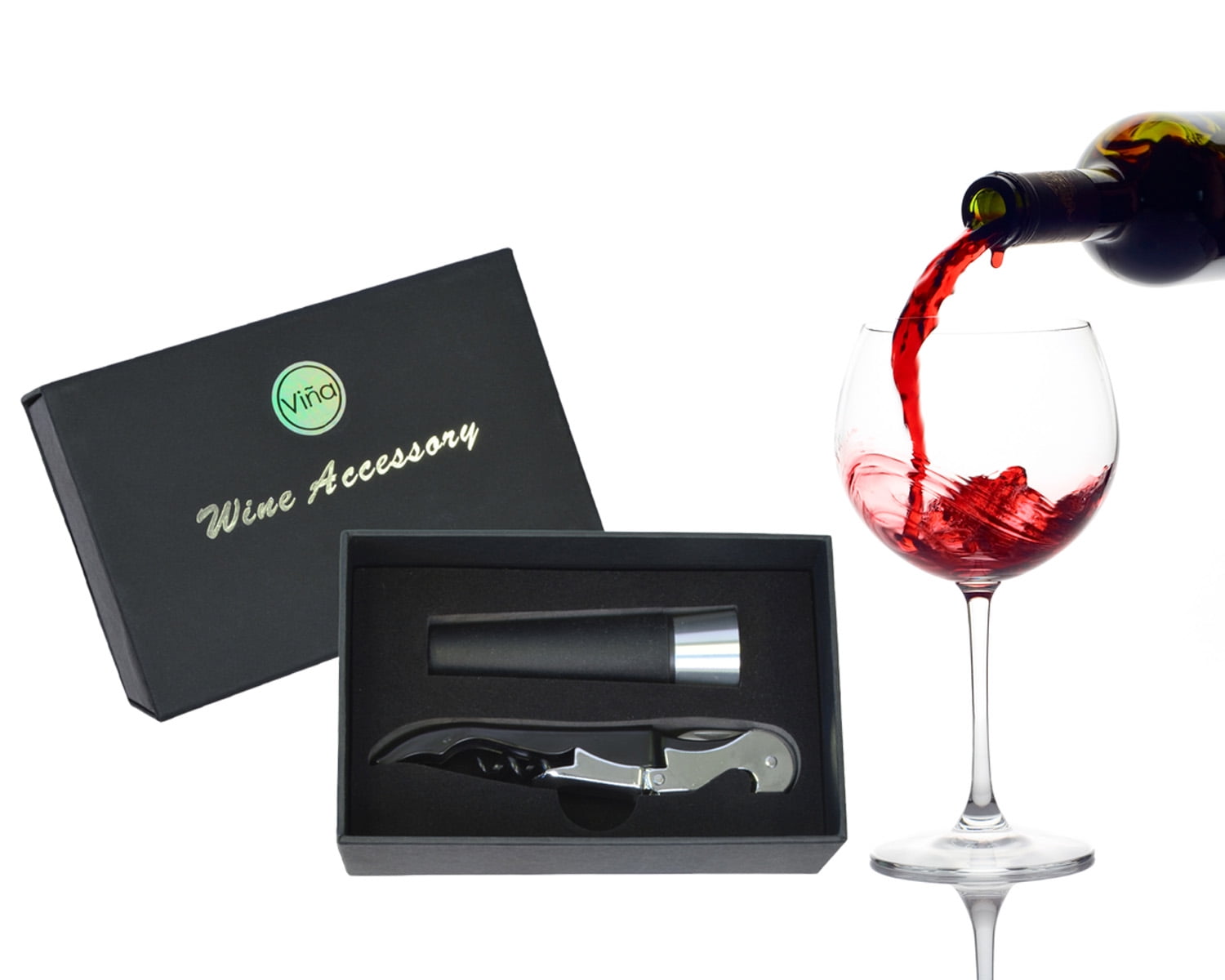 Buy Vina® Wine Accessory Set,Stainless Steel Wine Bottle Opener