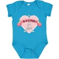thumbnail image 3 of Inktastic Paris Oo-la-la with Eiffel Tower and Flowers in Pink Heart Boys or Girls Baby Bodysuit, 3 of 5