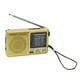 thumbnail image 2 of DQrwqpou Retro Full Band SW AM FM Emergency Mini Weather Radio Altavoz Incorporado (Oro), 2 of 2
