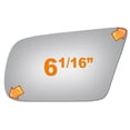 thumbnail image 2 of Burco 2486 Driver Side Flat Replacement Mirror Glass for Ford Mustang, 2 of 3