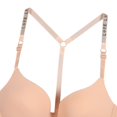 thumbnail image 5 of EFINNY Women Girls Bra Letter Sticking Diamond Shoulder Strap Fashion Underwear Y-shaped Back Hanging Neck Tank Top, 5 of 9