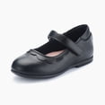 thumbnail image 2 of Weestep Toddler/ Little Kid Girl Dress Ballet Flat Mary Jane Ballerina Shoe(6 Toddler, Black), 2 of 6