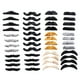thumbnail image 2 of 48 Piezas de Bigote Falso Salvador Barba Falsa Disfraz de Halloween Suministros para Fiestas, 2 of 10