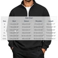 thumbnail image 3 of Aezemi Quarter Zip Sweatshirt for Men Pullover No Hood Long Sleeve Casual Soft Mock Neck Sweatshirt Fall Winter Workout Sports Outerwear Top XL, 3 of 7