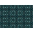 thumbnail image 1 of Ahgly Company Indoor Rectangle Patterned Teal Green Area Rugs, 3' x 5', 1 of 6