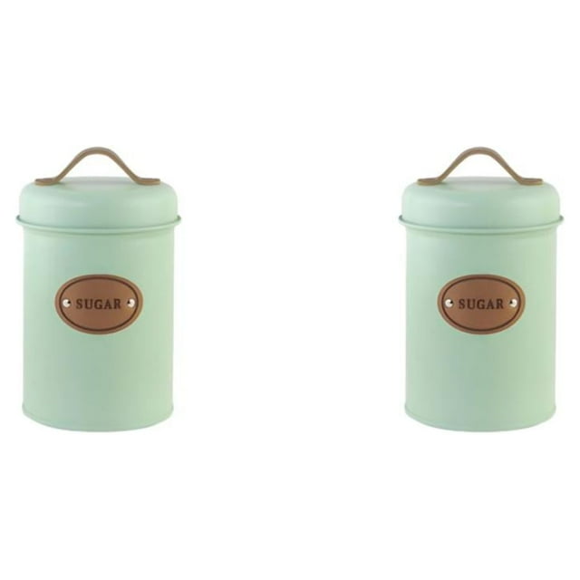 Transemion Space-Saving Storage Jar Set Neatly Store Kitchen In Style Versatile Kitchen Storage Jars Airtight Jars Kitchen Green sugar 2Set