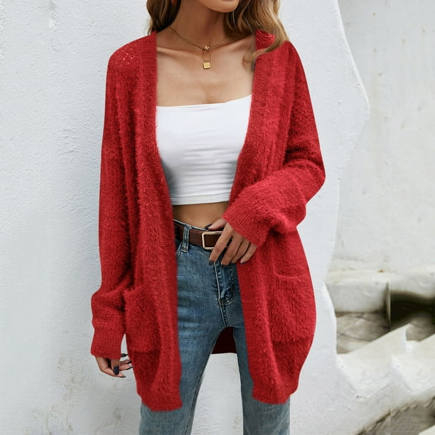 Cómo Combinar Outfit Con Sueter Largo Abierto Negro Sweater Mujer