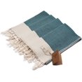 thumbnail image 4 of Smyrna Turkish Cotton Petrol 100% Organic Cotton Throw, 50” x 60”, 4 of 7