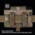 thumbnail image 4 of Molle Bag,Large Capacity  Tactical Molle Utility Pouch Molle Pouch Multifunctional Wide Adaptability Nylon Cloth Military Belt Bag for Emergency, 4 of 8