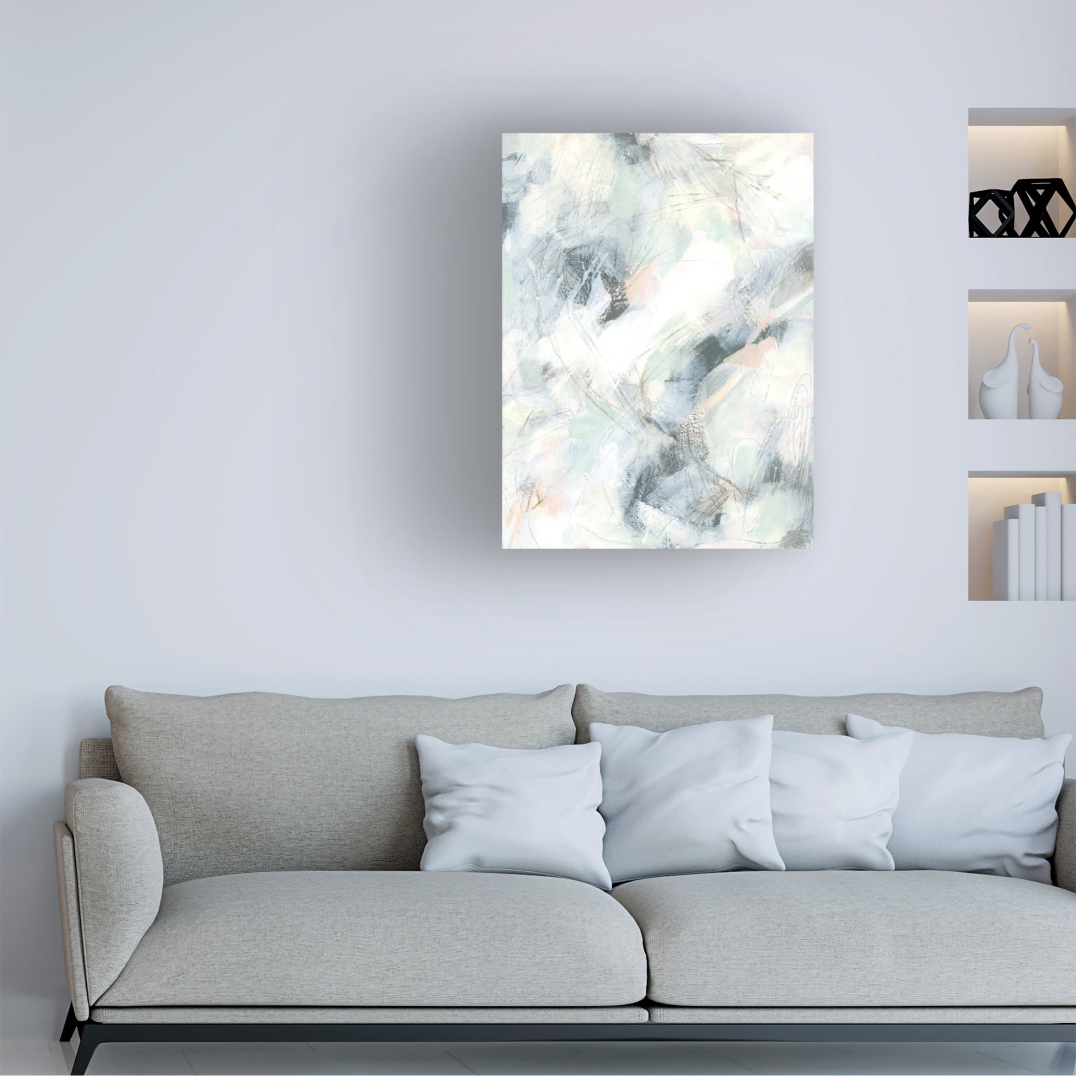 Trademark Fine Art June Erica Vess  Static Pastel II Canvas Wall Art