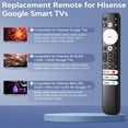 thumbnail image 2 of (Pack of 2) Replacement Remote Control Only for Roku TV, Compatible for TCL Roku/Hisense Roku/Onn Roku/Sharp Roku/Element Roku/Westinghouse Roku/Philips Roku Smart TVs (Not for Roku Stick and Box), 2 of 8