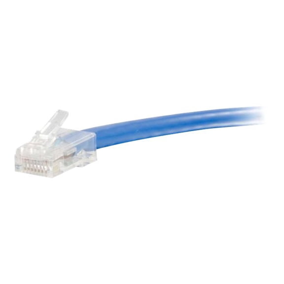 C2G 10ft Cat6 Non-Booted Unshielded (UTP) Ethernet Cable - Cat6 Network Patch Cable - PoE - Blue - Patch cable - RJ-45 (M) to RJ-45 (M) - 3.05 m - UTP - CAT 6 - blue
