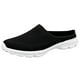thumbnail image 1 of Zapatos de mulas zapatos planos de punto transpirables malla con puntera cerrada espalda abierta para mujeres y hombres, 1 of 6
