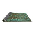 thumbnail image 2 of Ahgly Company Indoor Rectangle Persian Turquoise Blue Traditional Area Rugs, 2' x 3', 2 of 4