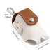 thumbnail image 2 of Sonducket Mini bolsa de golf PU cuero bola Tees soporte bolsa entrenamiento práctica cintura cinturón hebilla organización transporte Golf Cafe Blanco Sonducket OD023266-02, 2 of 6