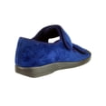 thumbnail image 2 of GBS Brompton - Zapatillas de estar por casa con puntera abierta para mujer (Azul marino), 2 of 2