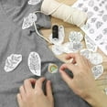 thumbnail image 2 of 12/24PCS Sticky Water Soluble Embroidery Stabilizer Transfer Patch Paper Printable Embroidery Backing For Clothes DIY Craft, 2 of 5