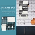 thumbnail image 5 of UPGRATOR Storage Shelf with Pegboard Pegboard Wall Organizer Accessories Plastic 1Pack Home Use, 5 of 5