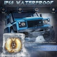 thumbnail image 5 of 7 Inch LED Headlight Round LED Pods Light Bar High/Low Beam DRL H4 Work Light for Truck SUV ATV ,Whi, 5 of 5