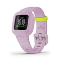 thumbnail image 1 of Garmin vivofit Jr. 3, Traqueur de Mise en Forme pour Enfants, Inclut une Expérience Interactive via Application, Compatible avec la Natation, Autonomie jusqu'à 1 An, Lilas Floral, 1 of 5