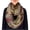 Taupe, variant on Cherry Blossom Scarf Floral Print Infinity loop Scarves Taupe Scarf
