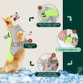 thumbnail image 6 of Kuoser Dog Cooling Vest - Adjustable, Breathable Mesh & Cooling Fabric, Summer Dog Vest Jacket with Reflective Strips, Green, XXL, 6 of 7