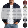 thumbnail image 3 of Men Diamond Quilted Baseball Bomber Jacket, Wrinkle Resistant Stand Collar Zip Up Business Casual Windbreaker Coat for Spring Fall Green-A, 3 of 5