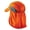 Orange, variant on Ergodyne Chill-Its 6650 High Visibility Baseball Hat with Neck Shade, Orange